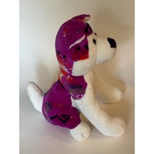 Western Trading Blankets Plush Dog Purple Southwestern Tribal Print Husky Wolf